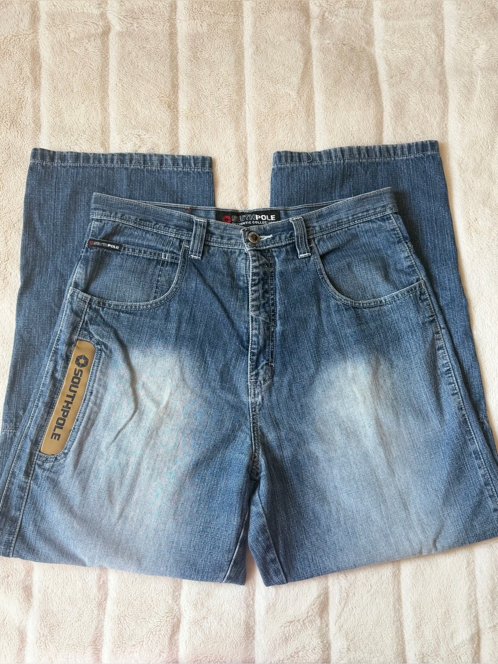 Vintage Y2K South Pole Baggy Wideleg Jeans Size 36